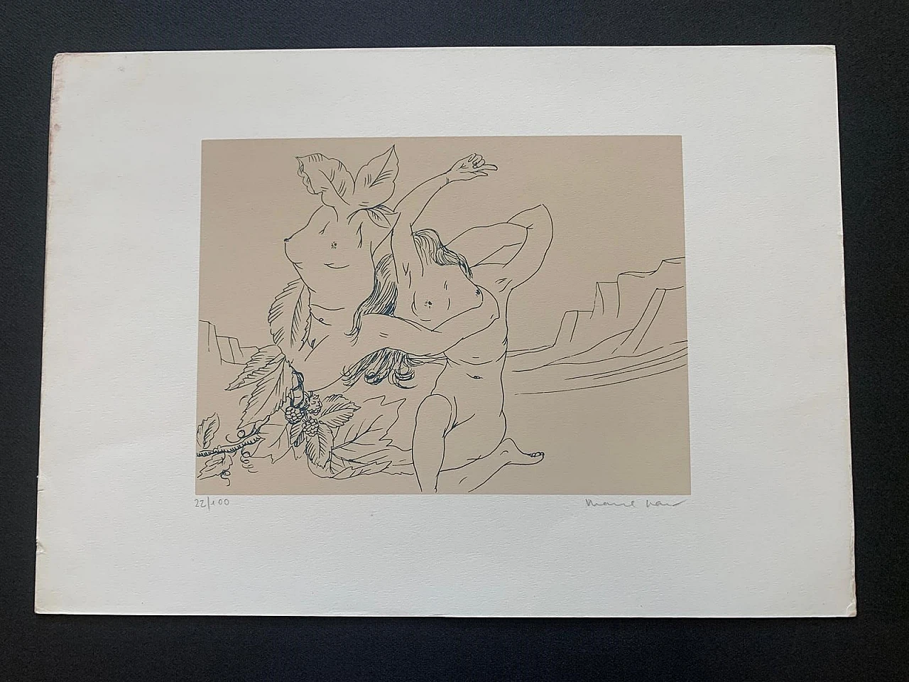 Marcel Jean, Surrealist lithograph, 1960s 1