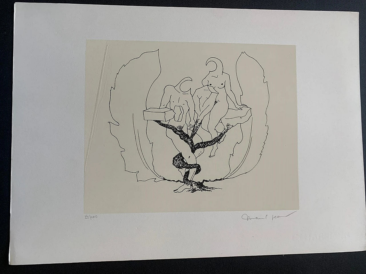 Marcel Jean, Composition, lithograph, 1960s 1