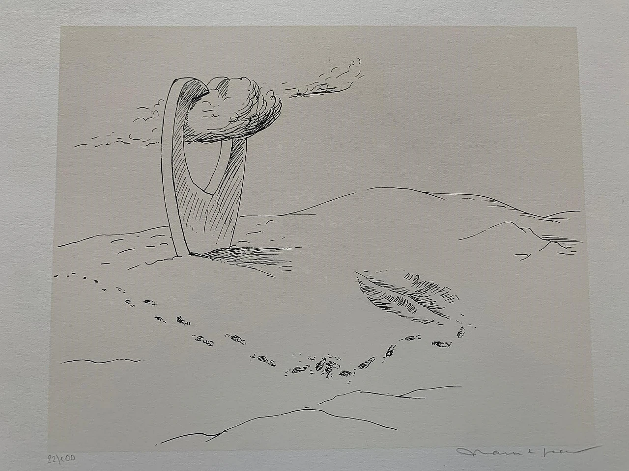 Marcel Jean, Composizione litografica surrealista, anni '60 2