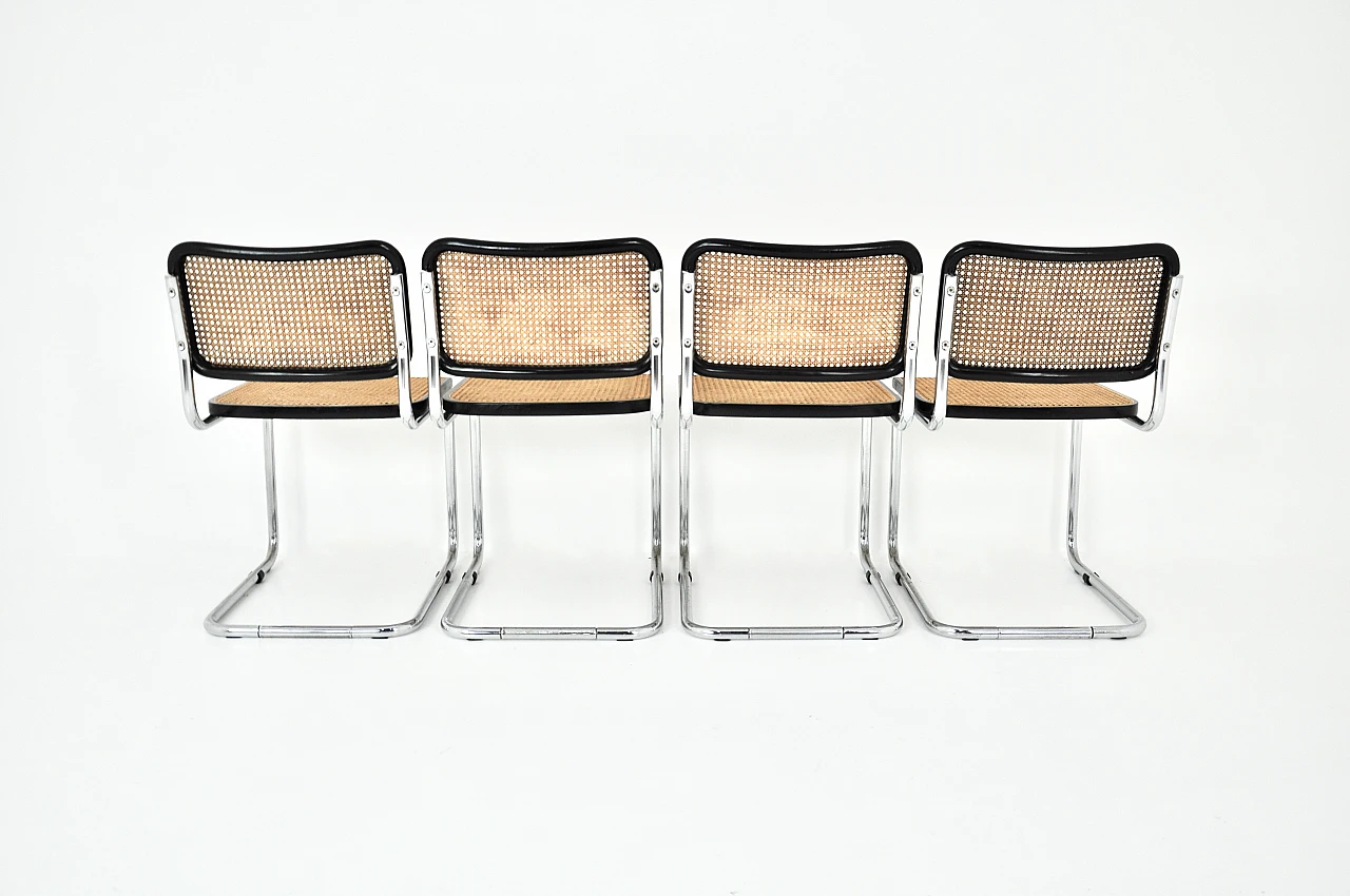 4 B32 style chairs by Marcel Breuer, 1980s 6