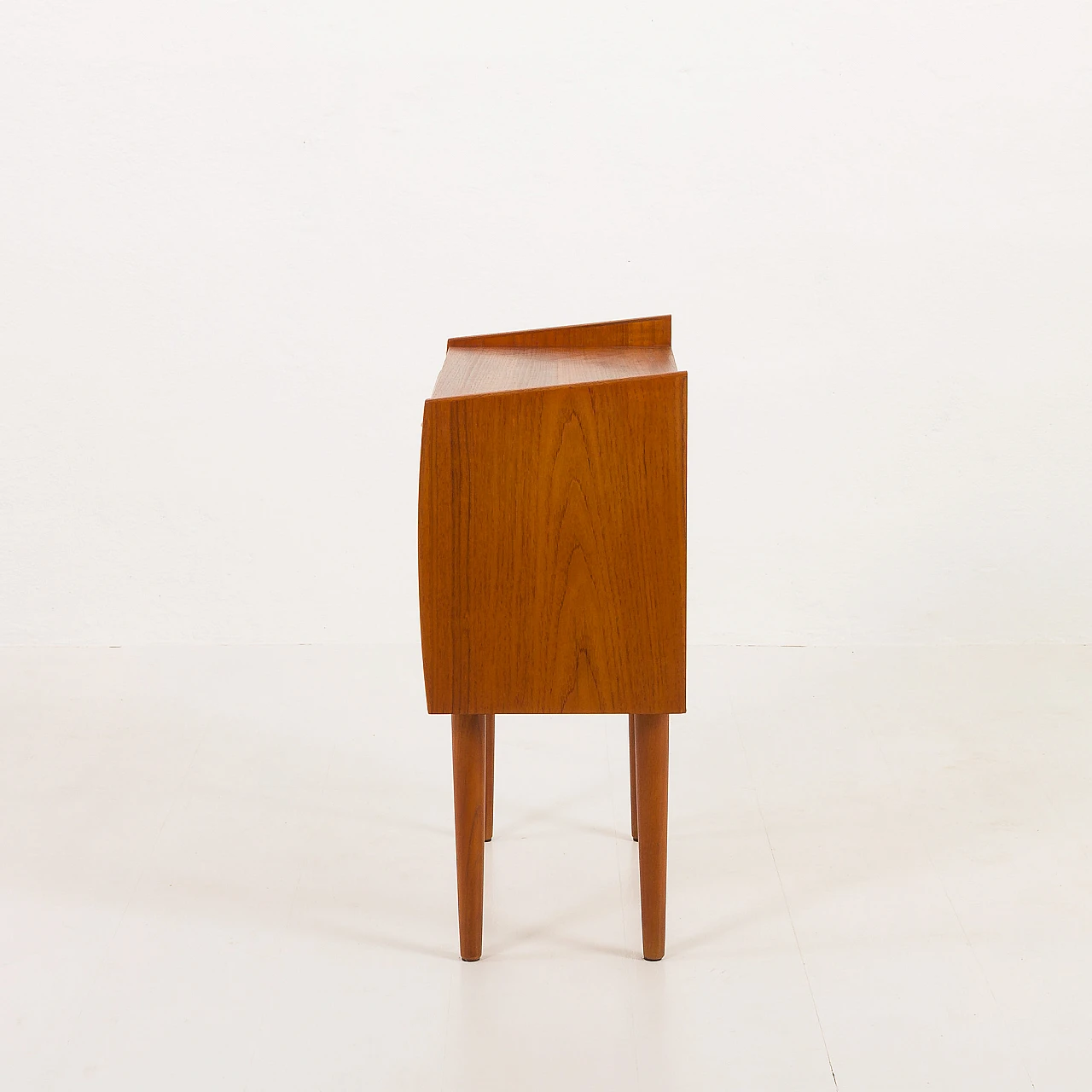 Small danish dresser in teak with three drawers, 1960s 6