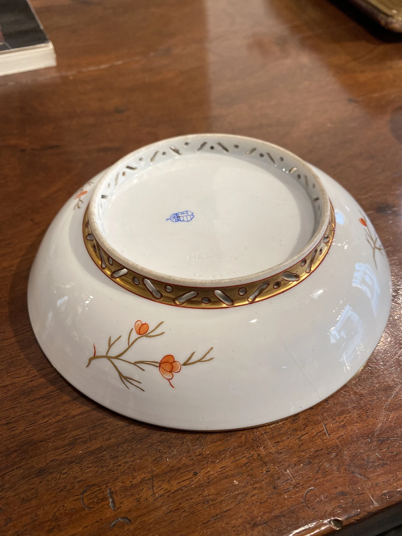 Porcelain cup & saucer with oriental landscape painted by Herend, 1905 6