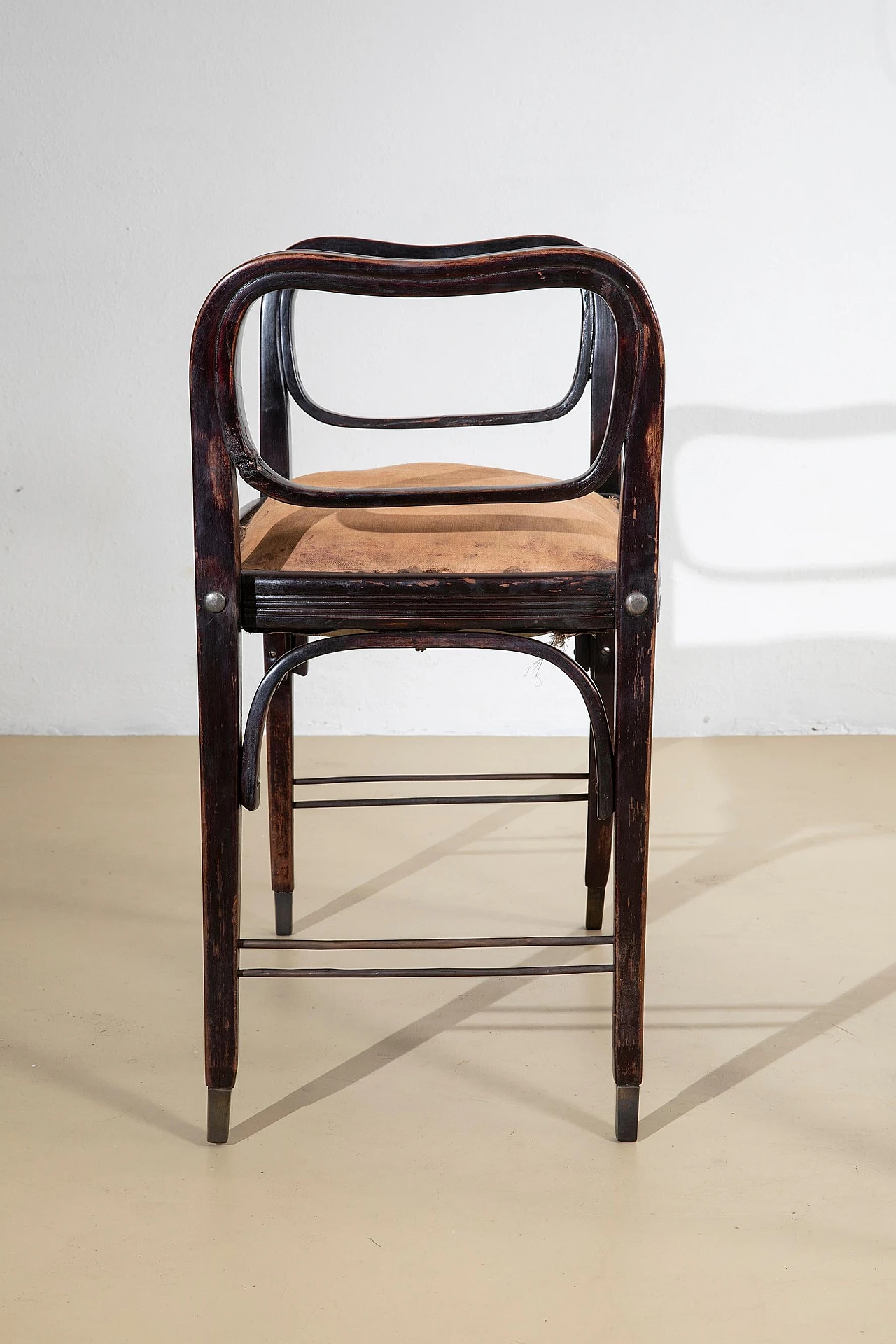 Pair of stools 412 by Otto Wagner for Jakob and Joseph Kohn, 1901 3