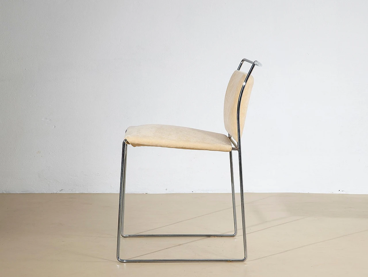 6 Tulu chairs in curved steel by Kazuhide Takahama, 1968 5