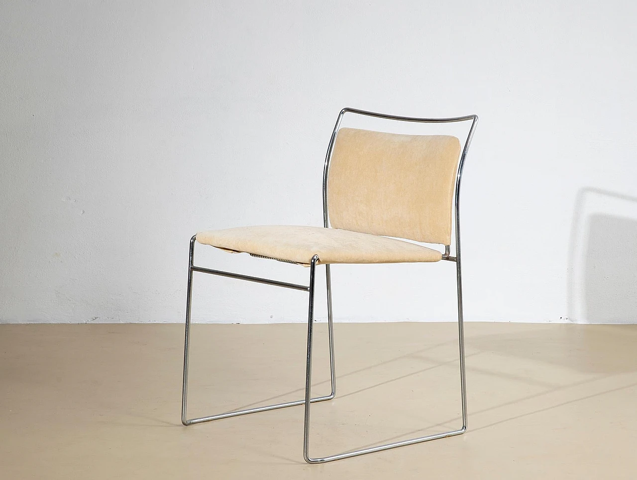 6 Tulu chairs in curved steel by Kazuhide Takahama, 1968 6