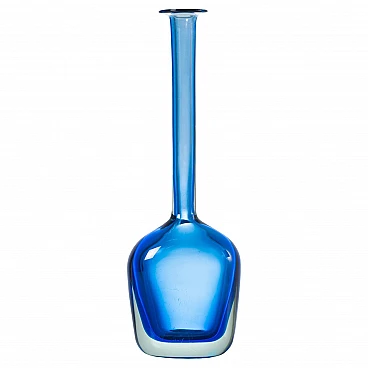 Submerged Murano glass vase by Flavio Poli for Seguso, 1970s