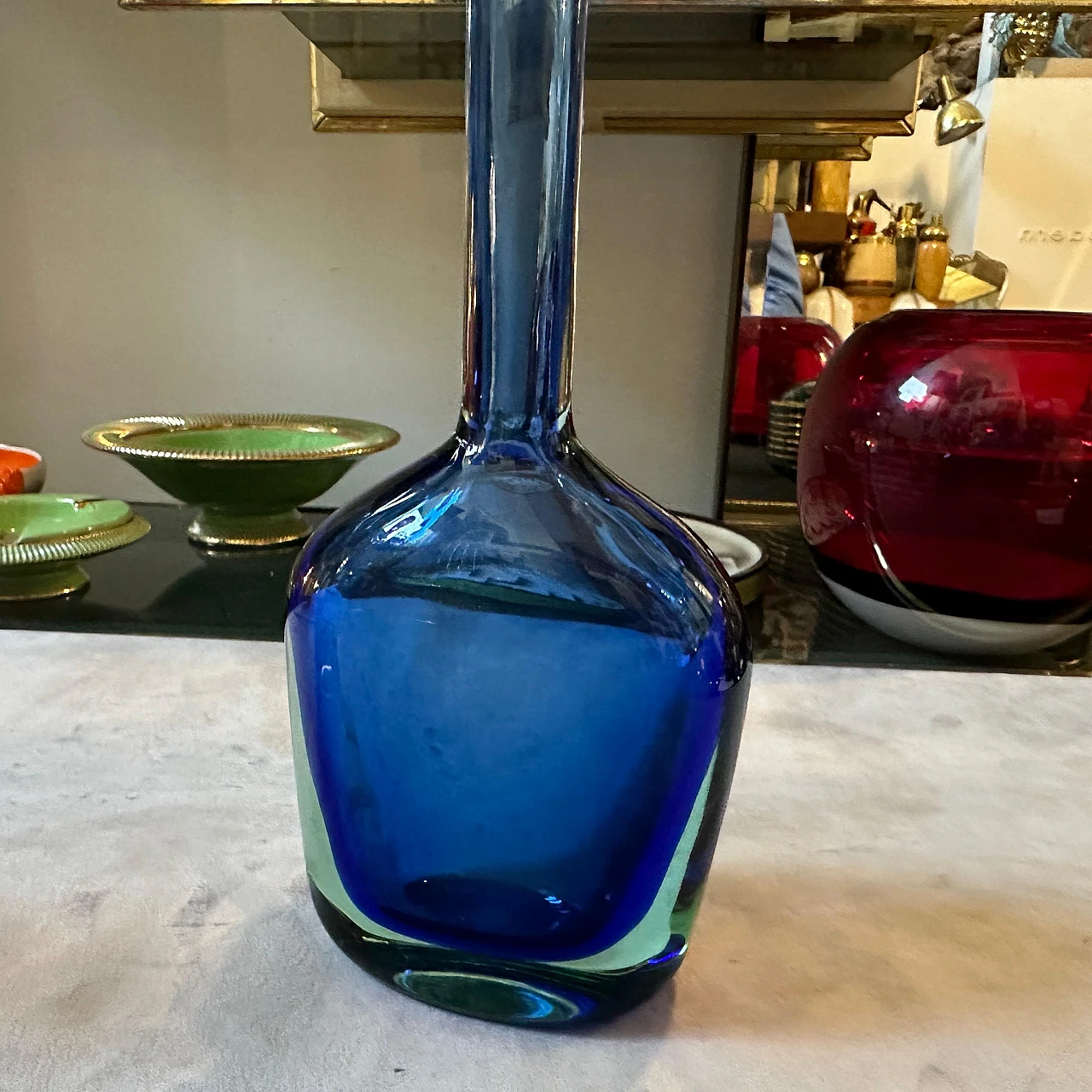 Submerged Murano glass vase by Flavio Poli for Seguso, 1970s 6