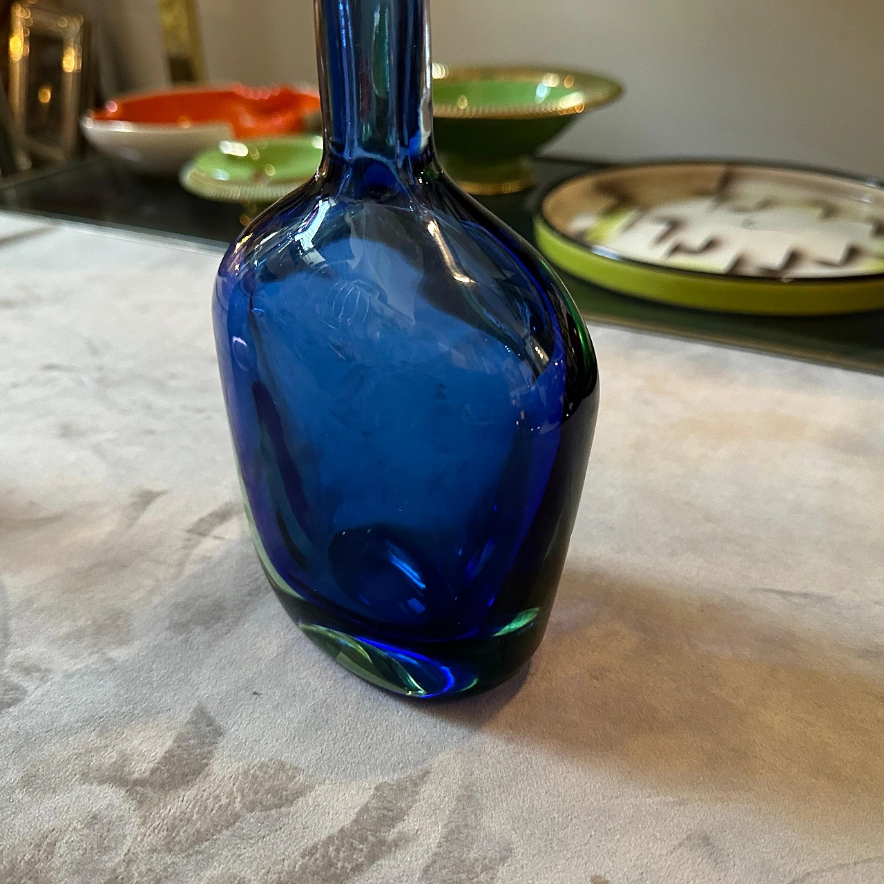 Submerged Murano glass vase by Flavio Poli for Seguso, 1970s 8