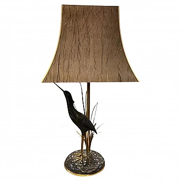 Airone brass table lamp by Lanciotto Galeotti, 1950s