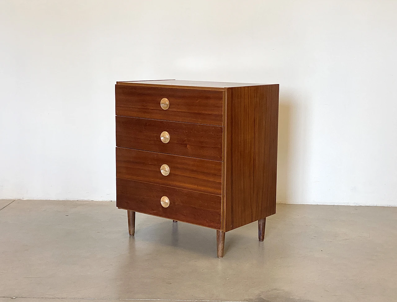 Pair of teak chests of drawers, 1960s 8