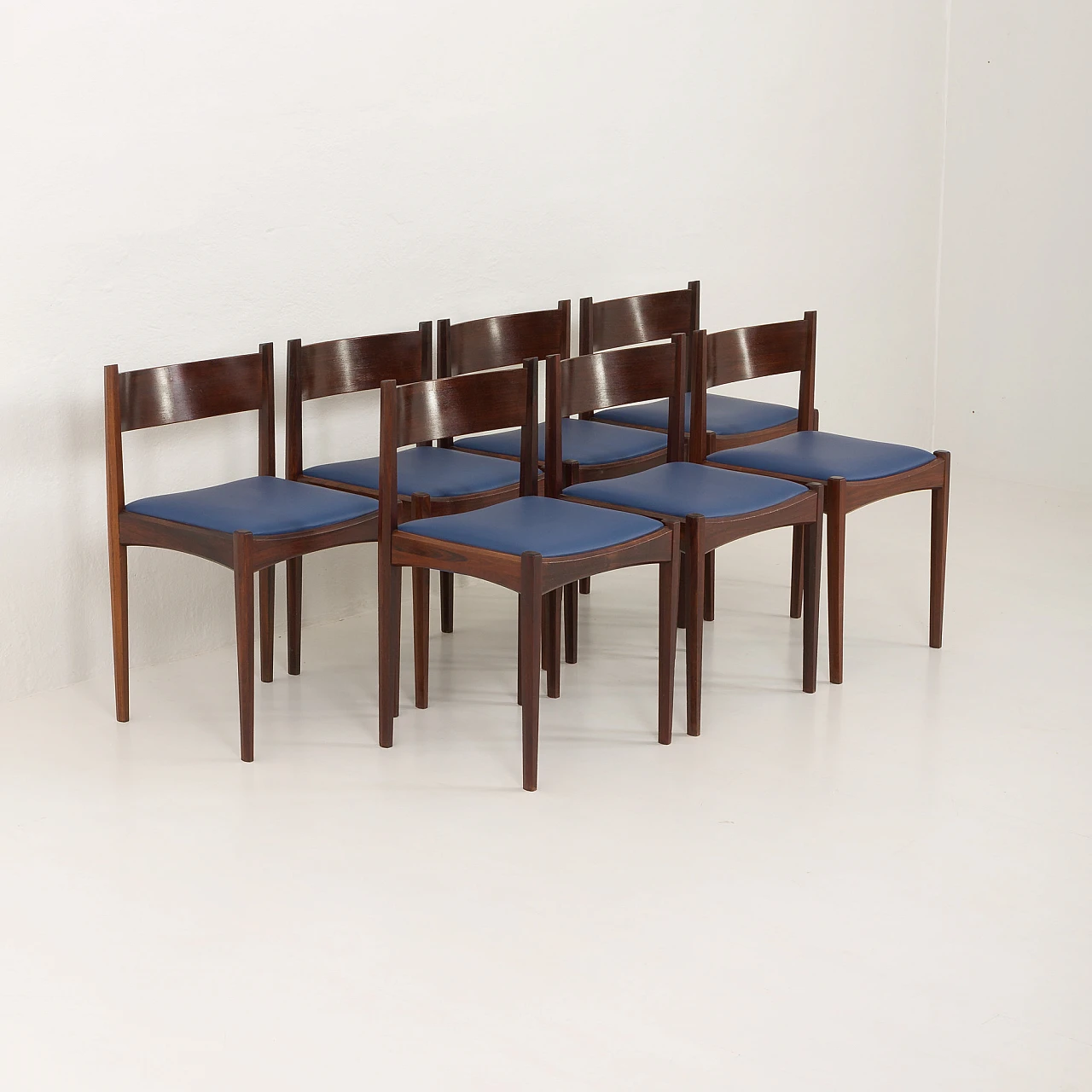 6 Chairs by Ico and Luisa Parisi for MIM Roma, 1950s 6