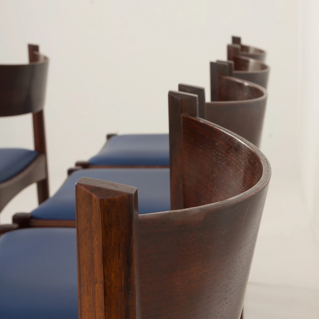 6 Chairs by Ico and Luisa Parisi for MIM Roma, 1950s 8