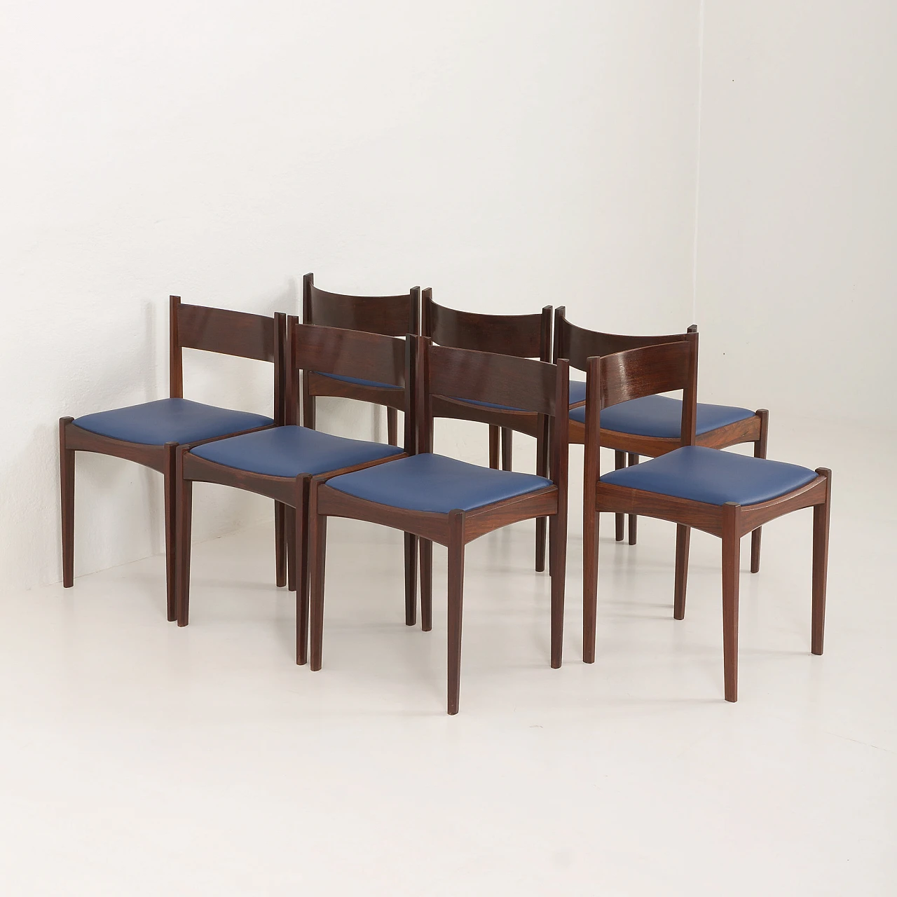 6 Chairs by Ico and Luisa Parisi for MIM Roma, 1950s 11