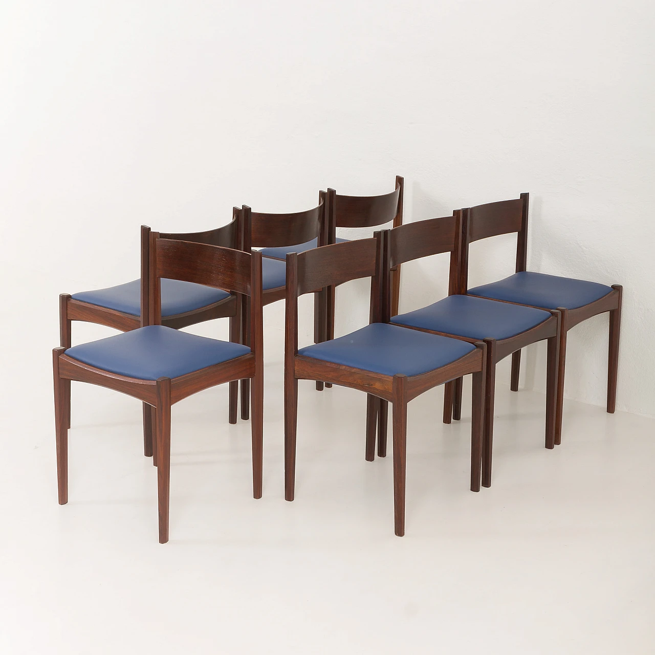 6 Chairs by Ico and Luisa Parisi for MIM Roma, 1950s 12