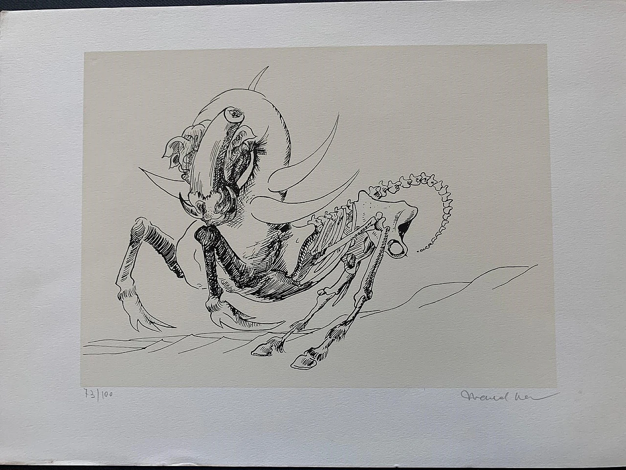 15 Lithographies by Marcel Jean with Surrealist compositions, 1960s 4