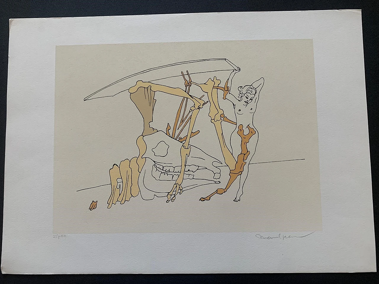 15 Lithographies by Marcel Jean with Surrealist compositions, 1960s 14