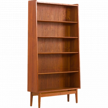 Teak bookcase by Johannes Sorth, 1960s