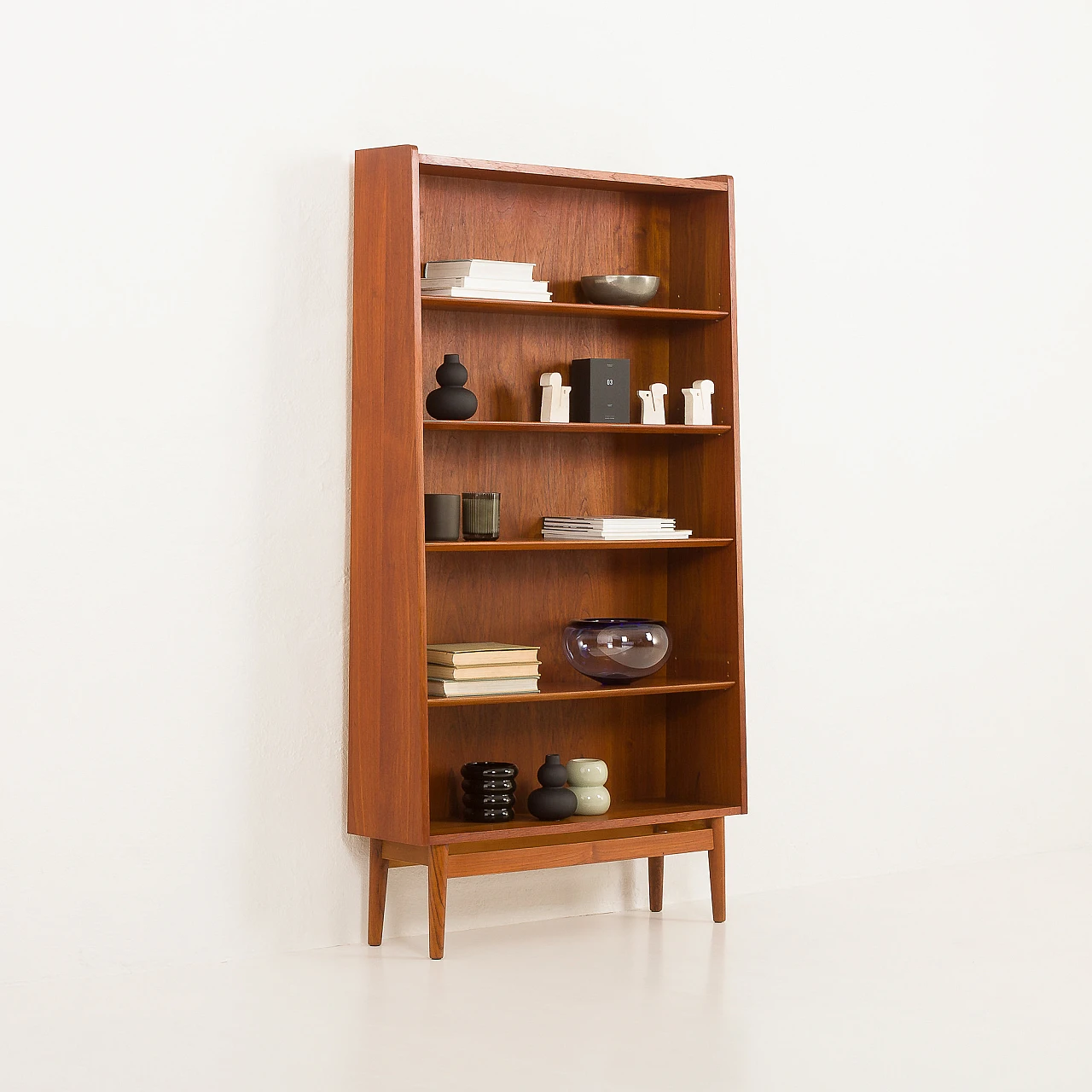 Teak bookcase by Johannes Sorth, 1960s 3