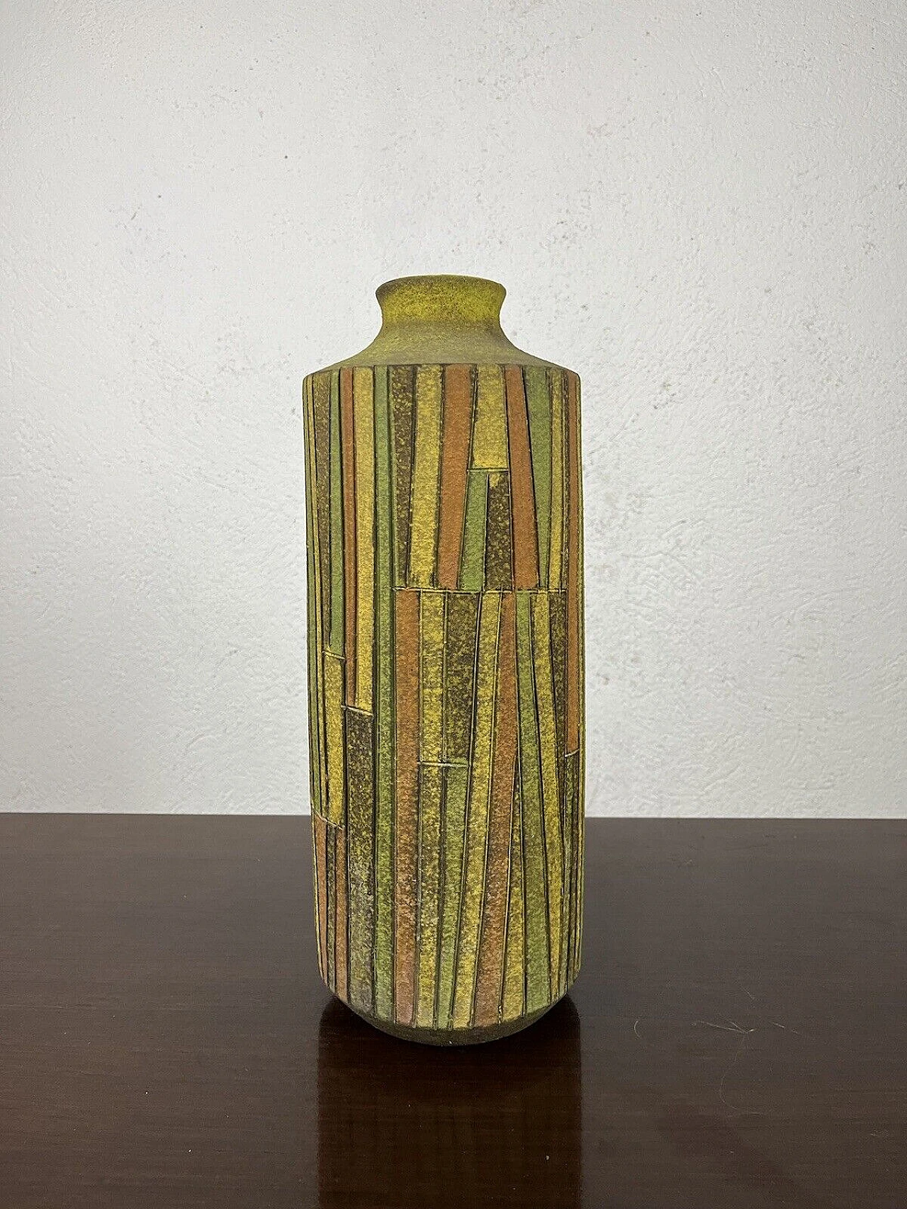 Ceramic vase by Aldo Londi for Bitossi, 1950s 1