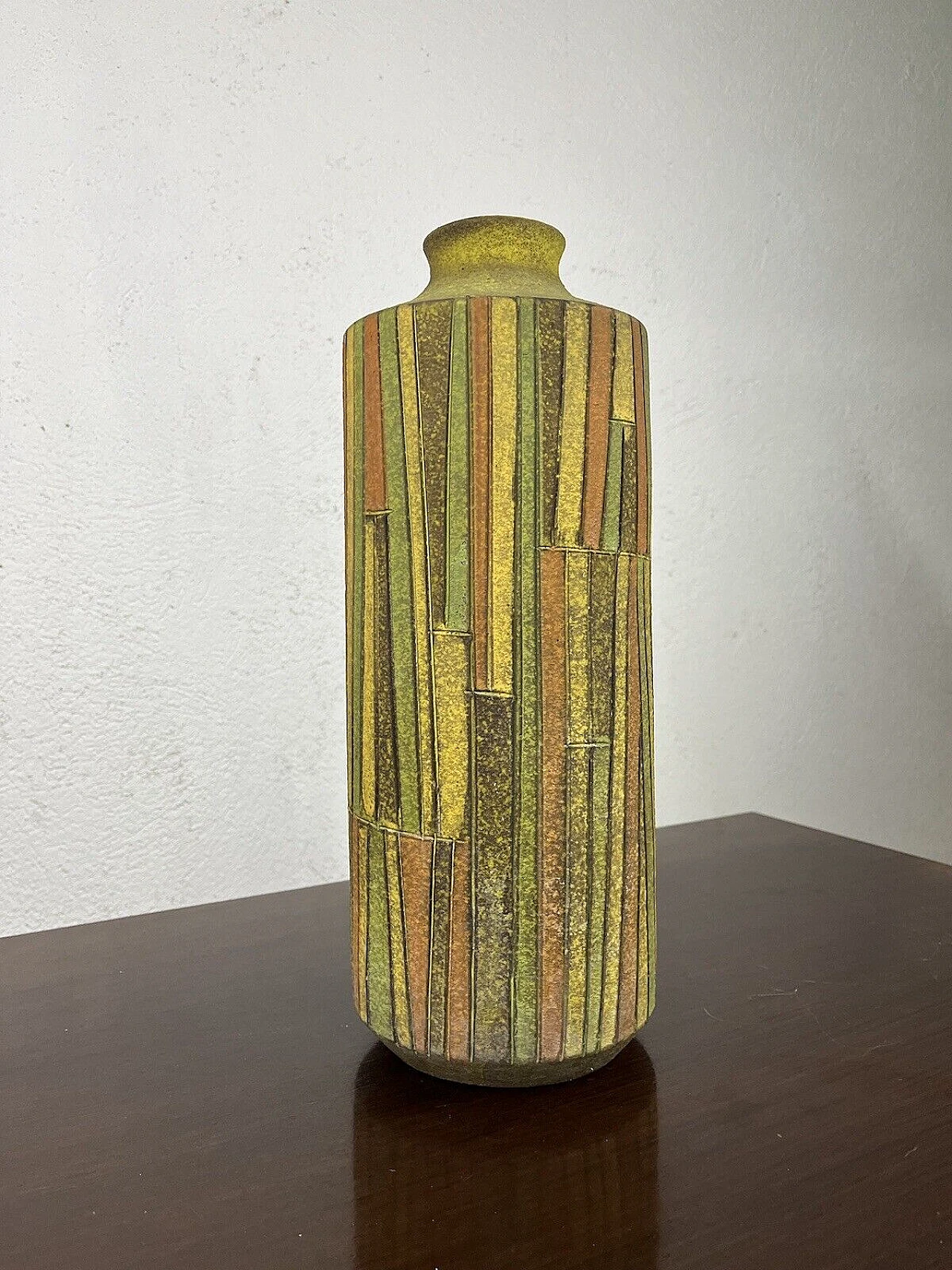 Ceramic vase by Aldo Londi for Bitossi, 1950s 3