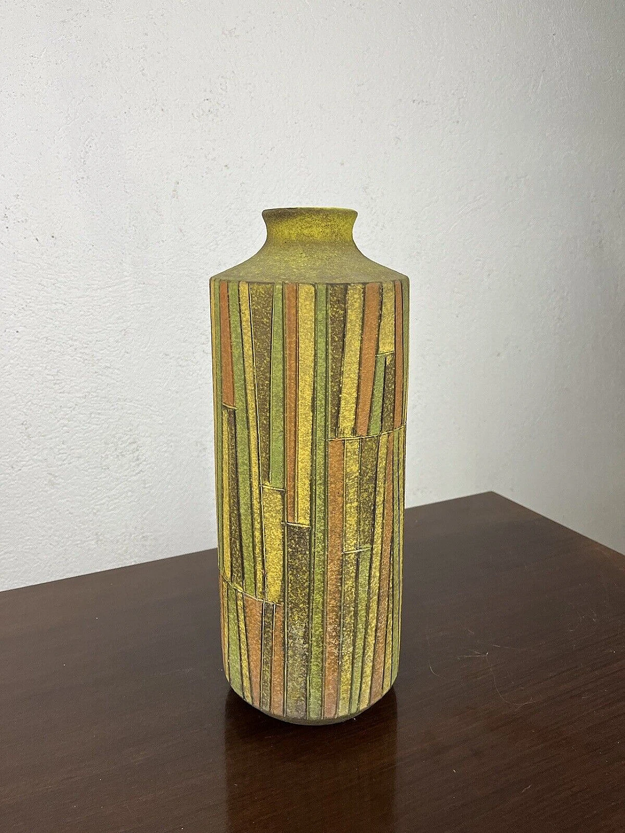 Vaso in ceramica di Aldo Londi per Bitossi, anni '50 4