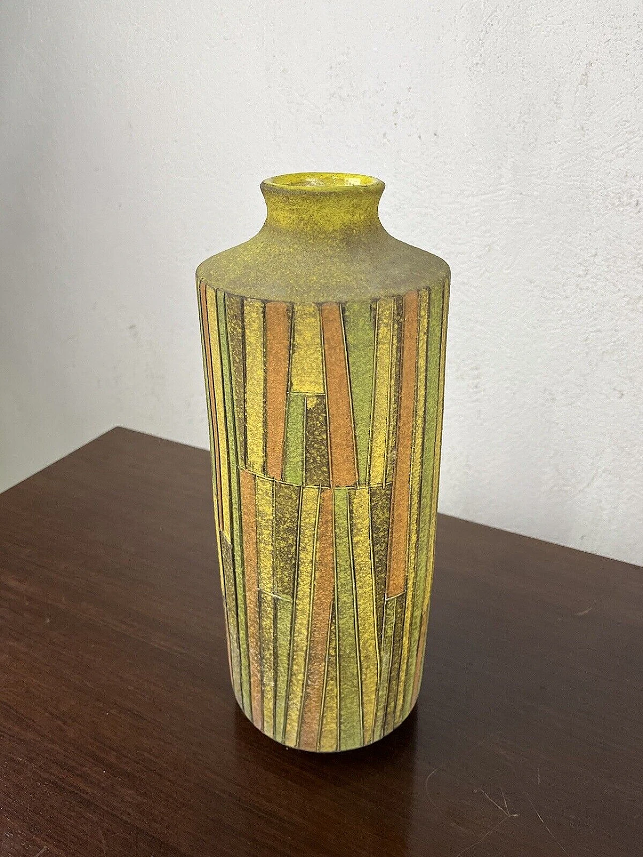 Vaso in ceramica di Aldo Londi per Bitossi, anni '50 7