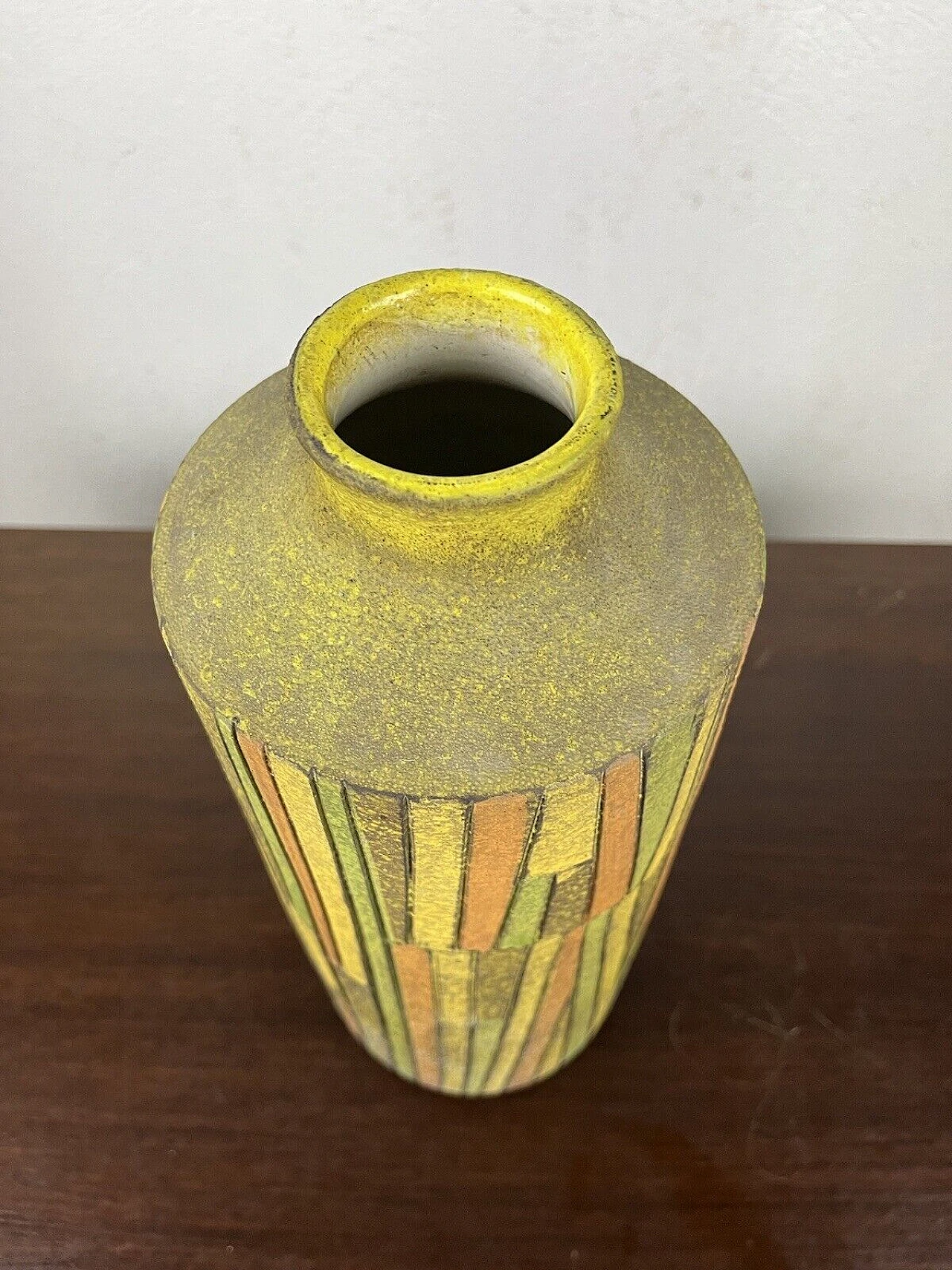 Ceramic vase by Aldo Londi for Bitossi, 1950s 9