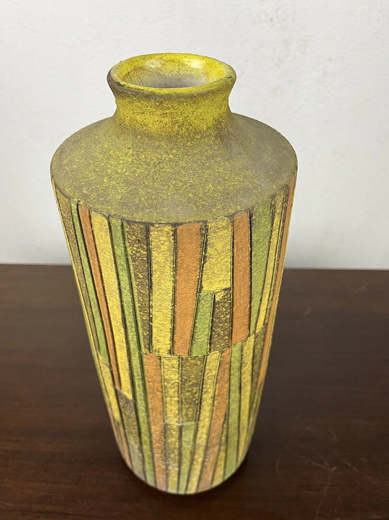 Vaso in ceramica di Aldo Londi per Bitossi, anni '50 10