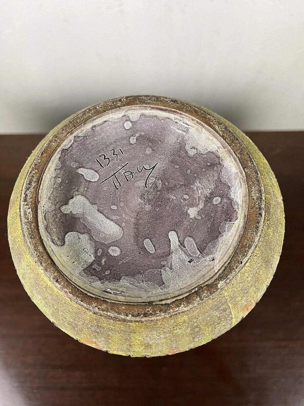 Vaso in ceramica di Aldo Londi per Bitossi, anni '50 12