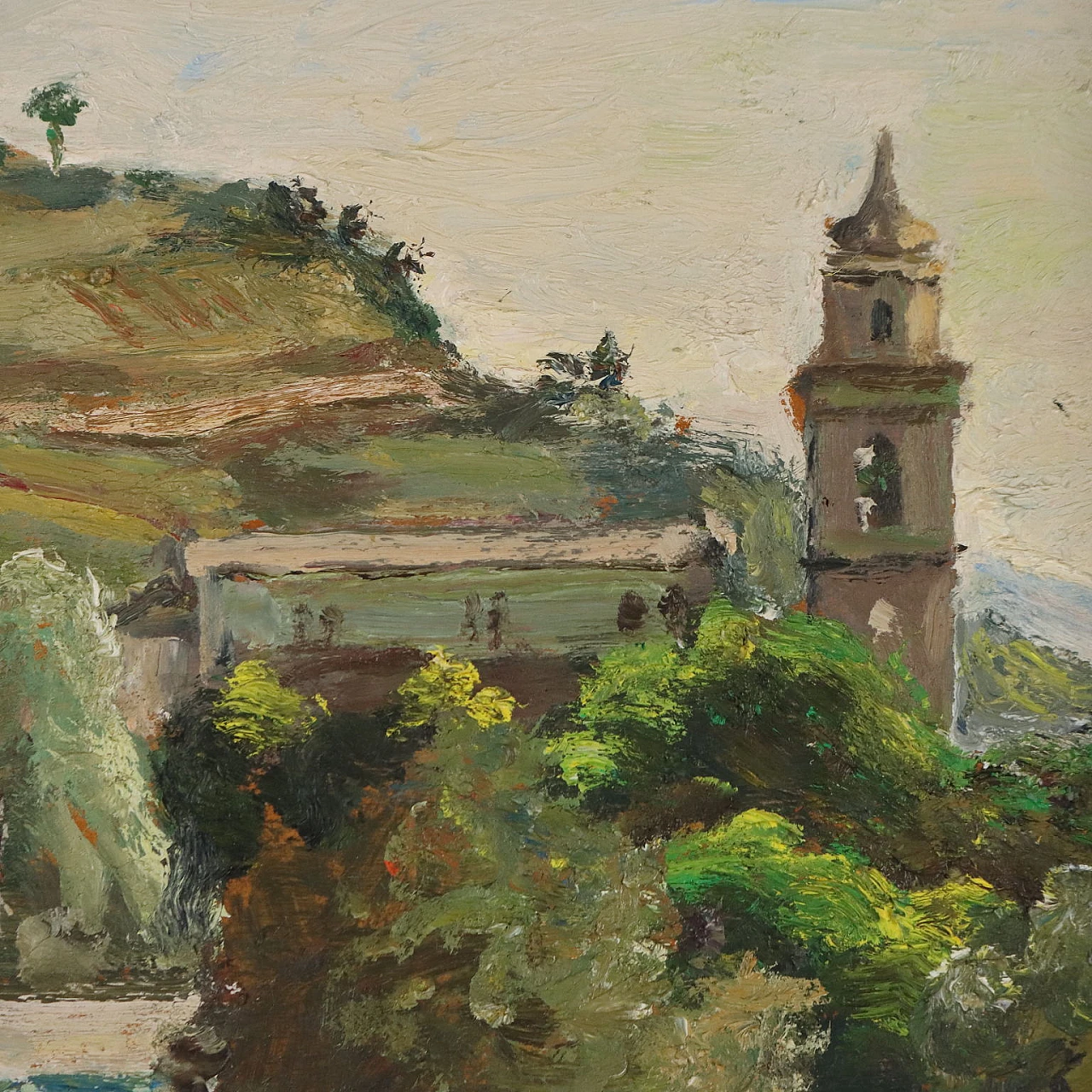 Alberto Salietti, Santo Stefano d'Aveto, olio su tavola, 1959 4