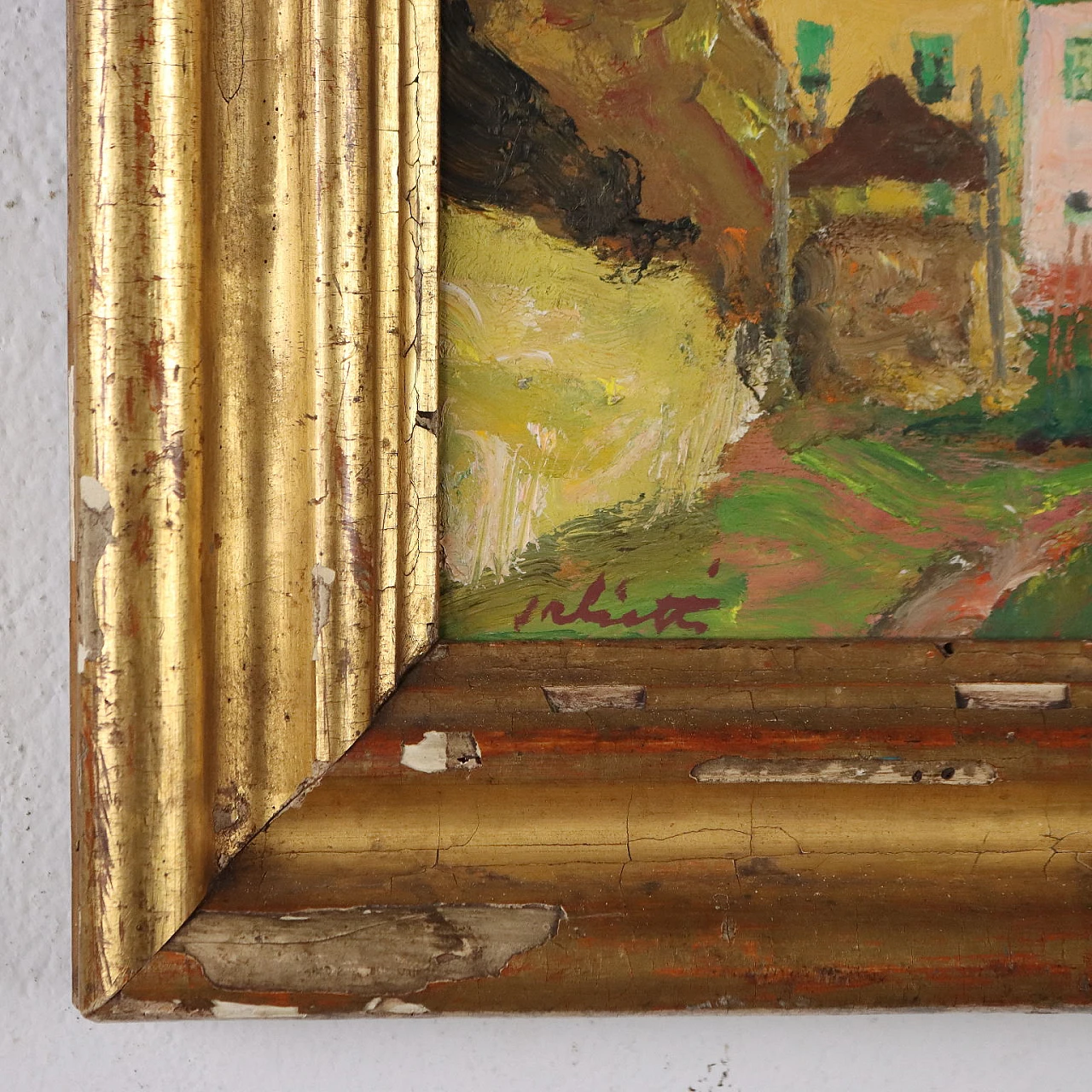 Alberto Salietti, Santo Stefano d'Aveto, oil on panel, 1959 8