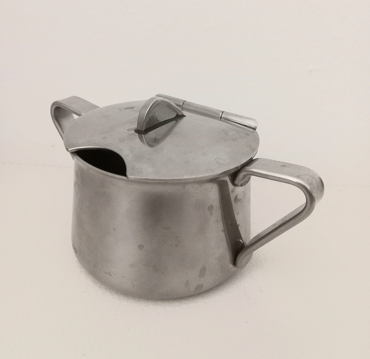 Steel sugar bowl by Alfra Alessi, 1970s 1