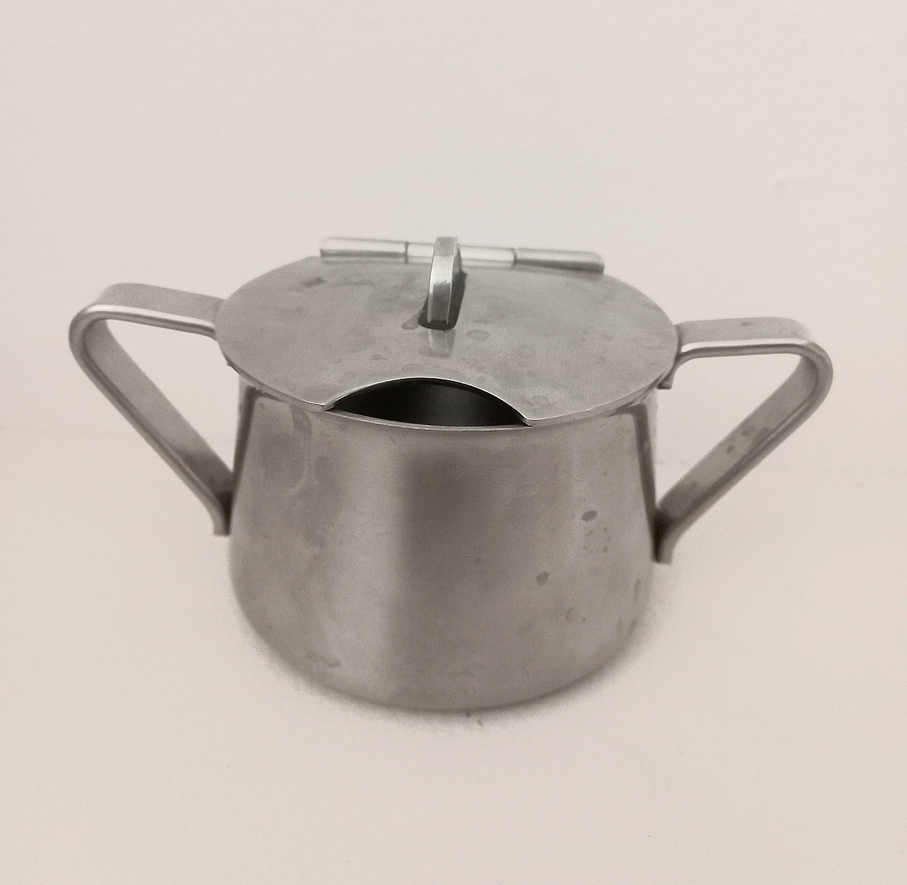 Steel sugar bowl by Alfra Alessi, 1970s 2