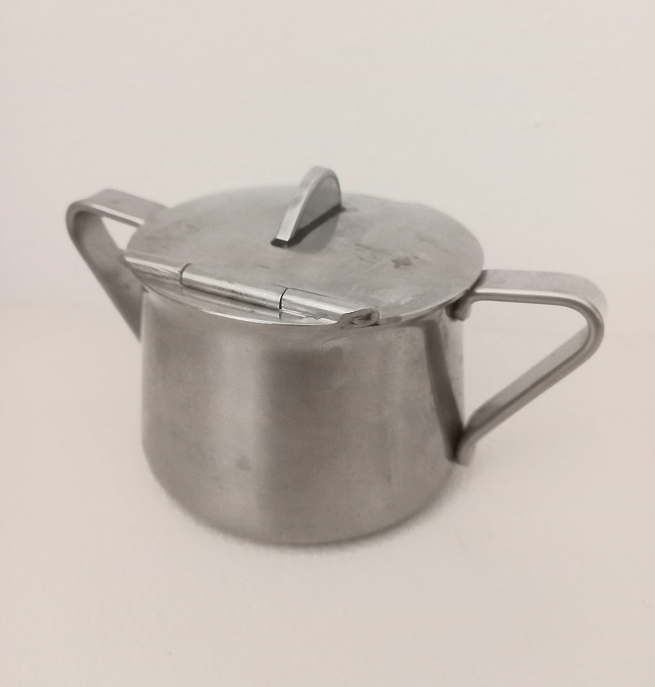 Steel sugar bowl by Alfra Alessi, 1970s 5