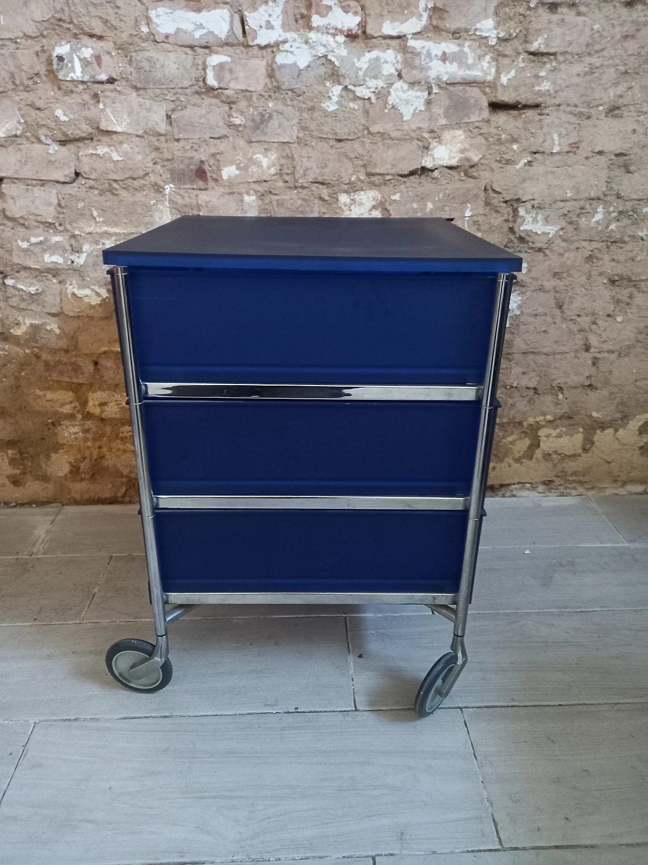 Cassettiera con rotelle Mobil di Kartell, anni '80 4