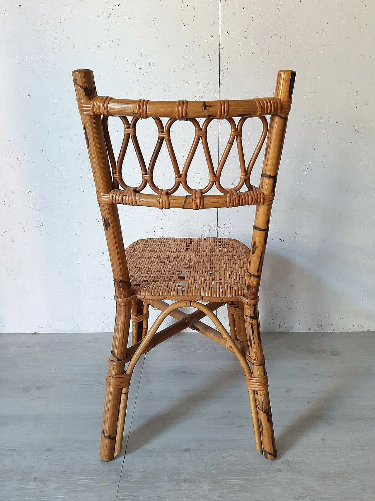 Bamboo chair, 1970s 3