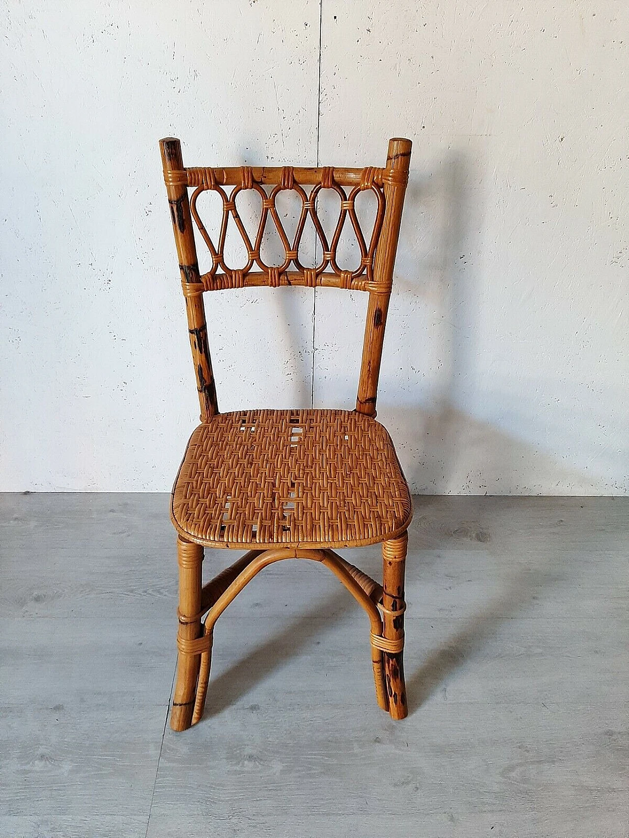 Bamboo chair, 1970s 4