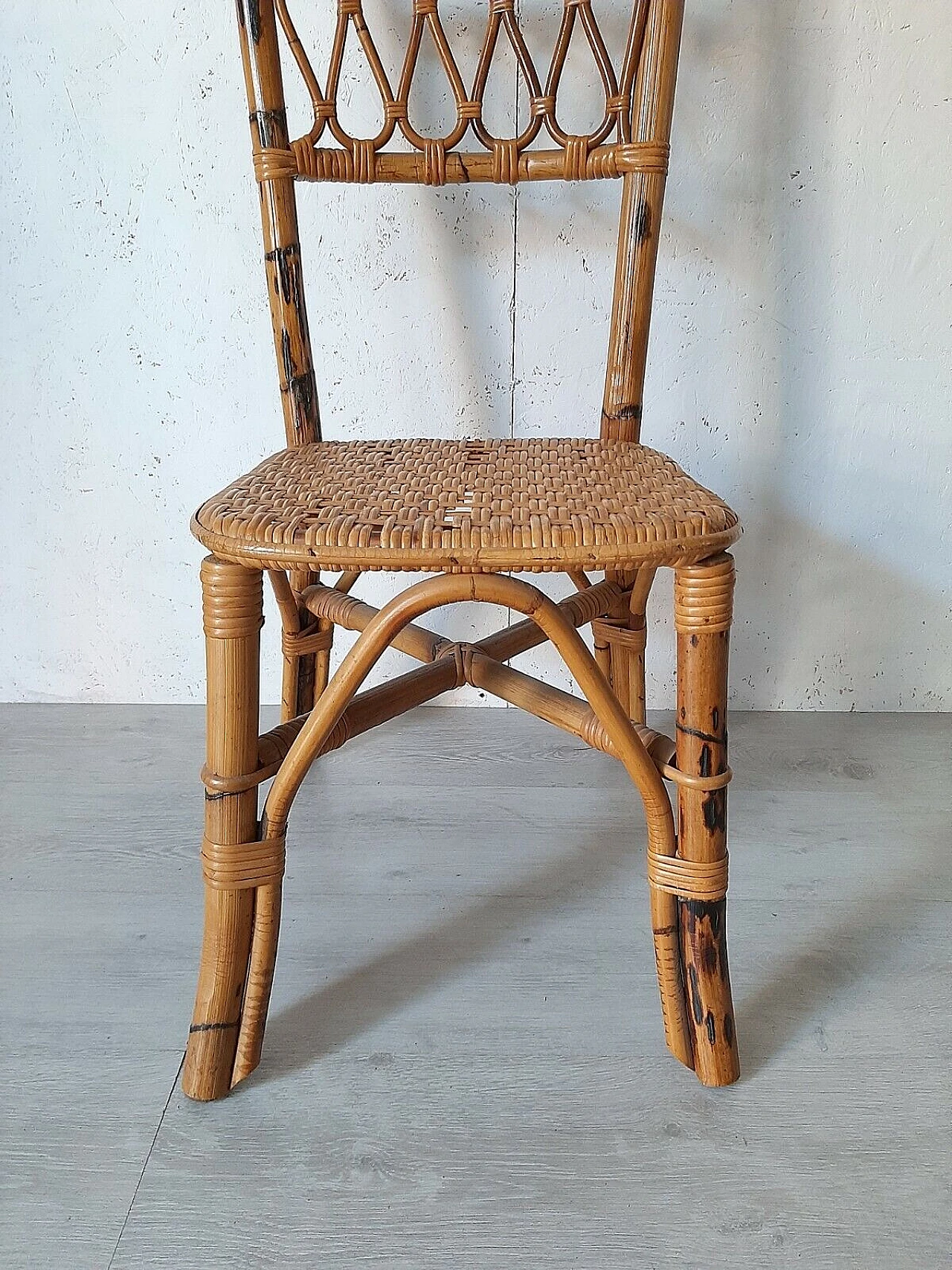 Bamboo chair, 1970s 5