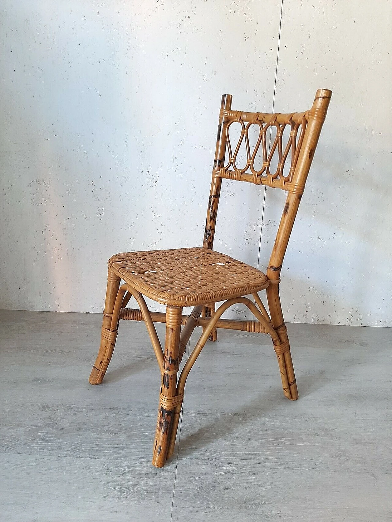 Bamboo chair, 1970s 6