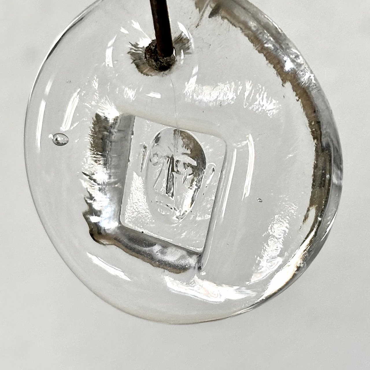 Chandelier by Erik Höglund for Boda Sweden, 1960s 5