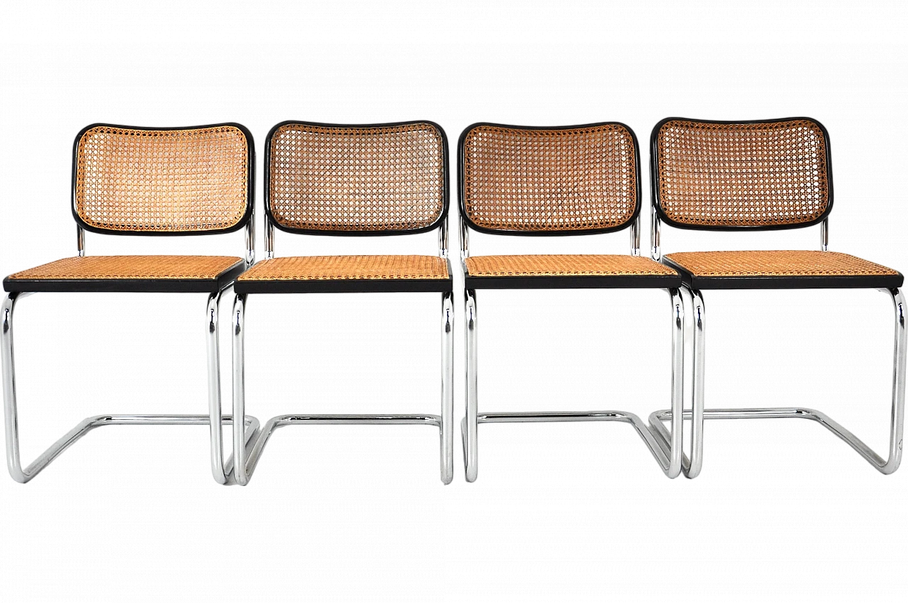 4 Chairs by Marcel Breuer for Gavina, 1980s 11