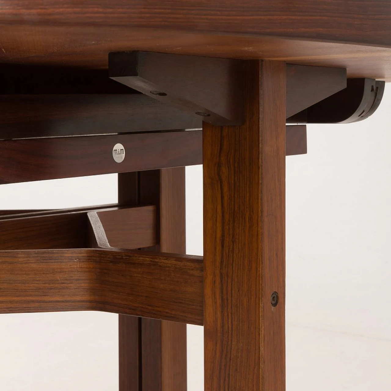 Round rosewood Olbia table by Ico and Luisa Parisi, 1958 5