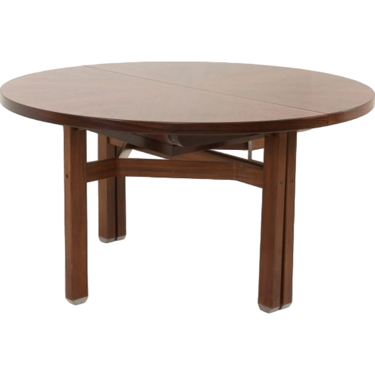 Round rosewood Olbia table by Ico and Luisa Parisi, 1958 11