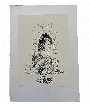 Marcel Jean, Surrealist composition 22/100, lithography, 1960s