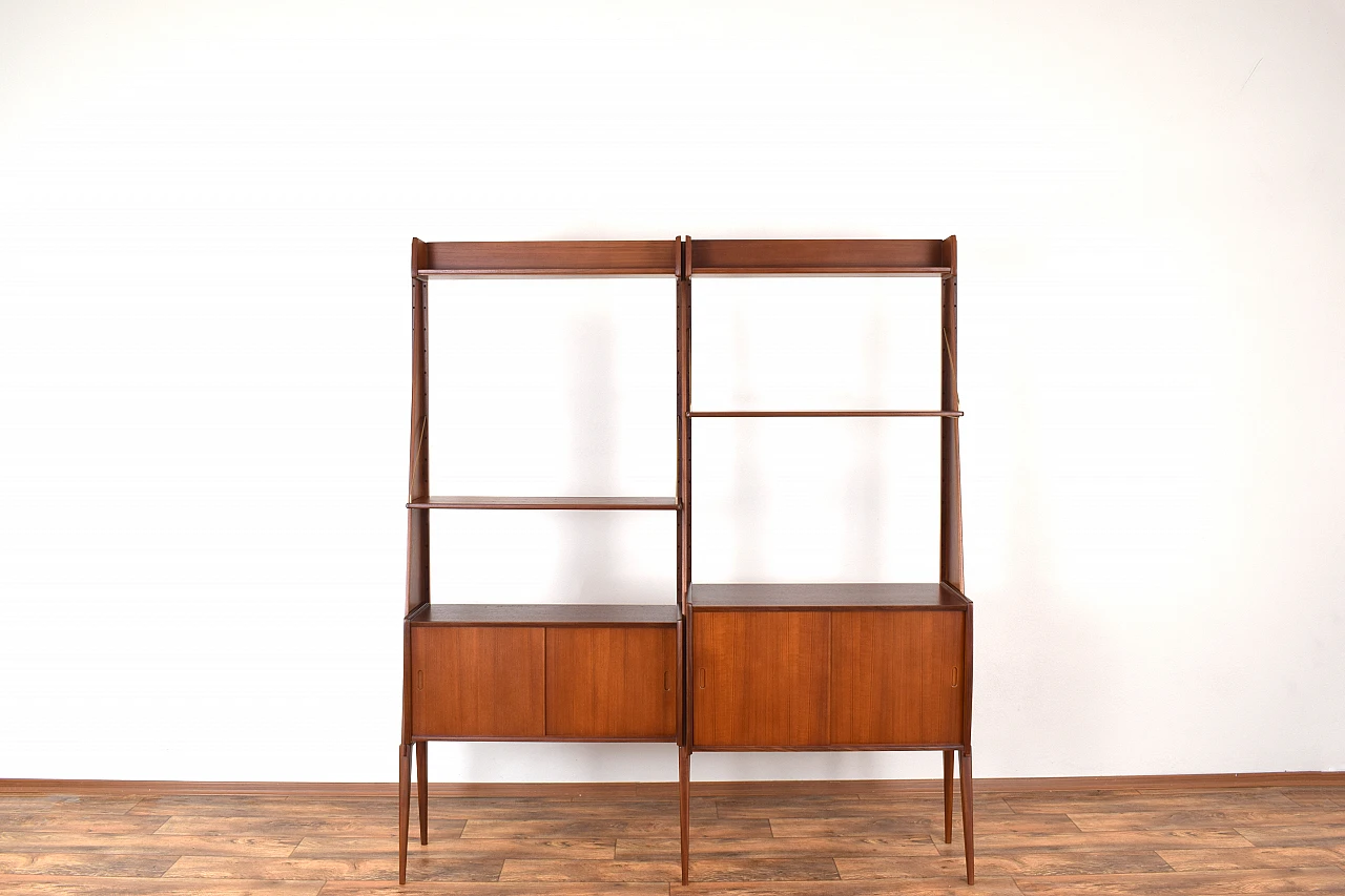 Panto teak wall unit by E. Raknes & Sønner Møbelfabrikk A/S, 1970s 1