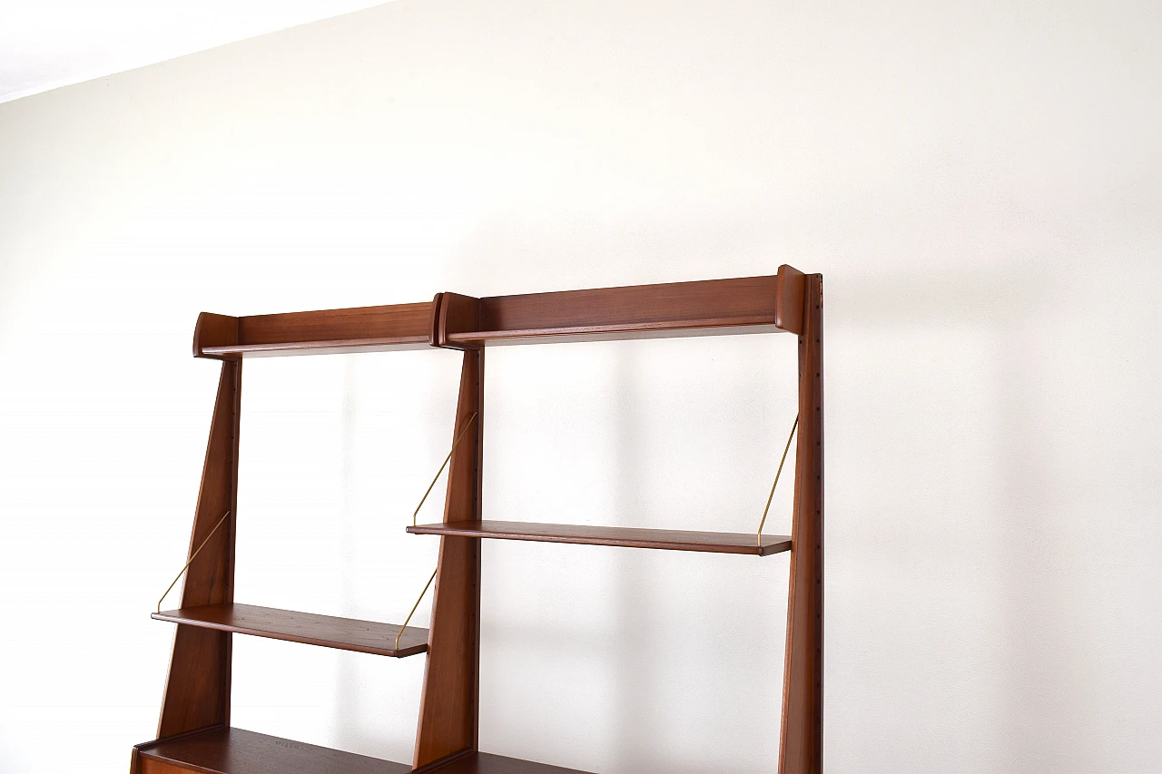 Panto teak wall unit by E. Raknes & Sønner Møbelfabrikk A/S, 1970s 5