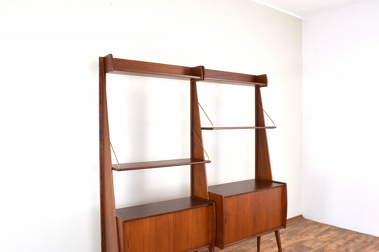 Panto teak wall unit by E. Raknes & Sønner Møbelfabrikk A/S, 1970s 6