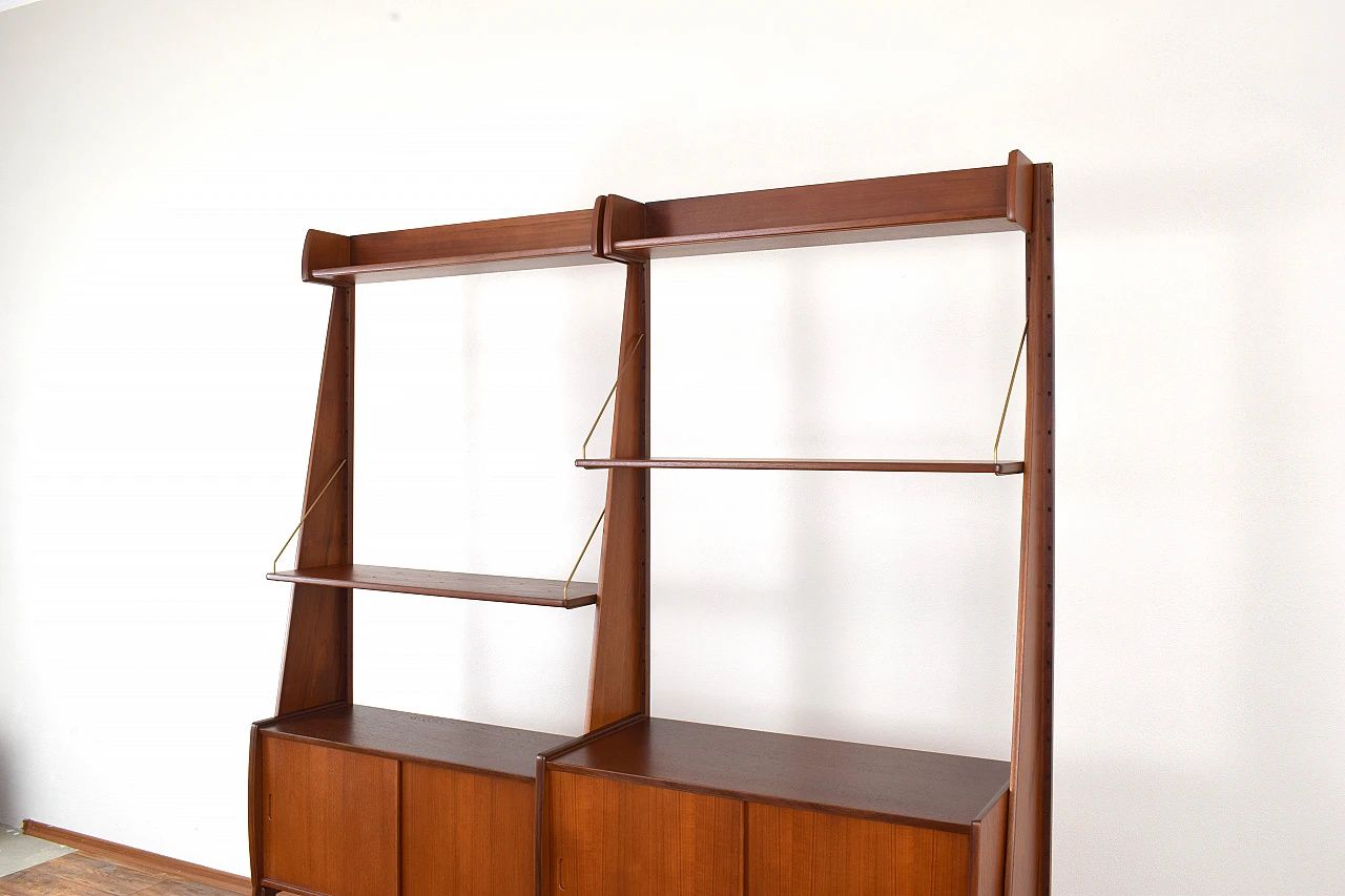 Panto teak wall unit by E. Raknes & Sønner Møbelfabrikk A/S, 1970s 7