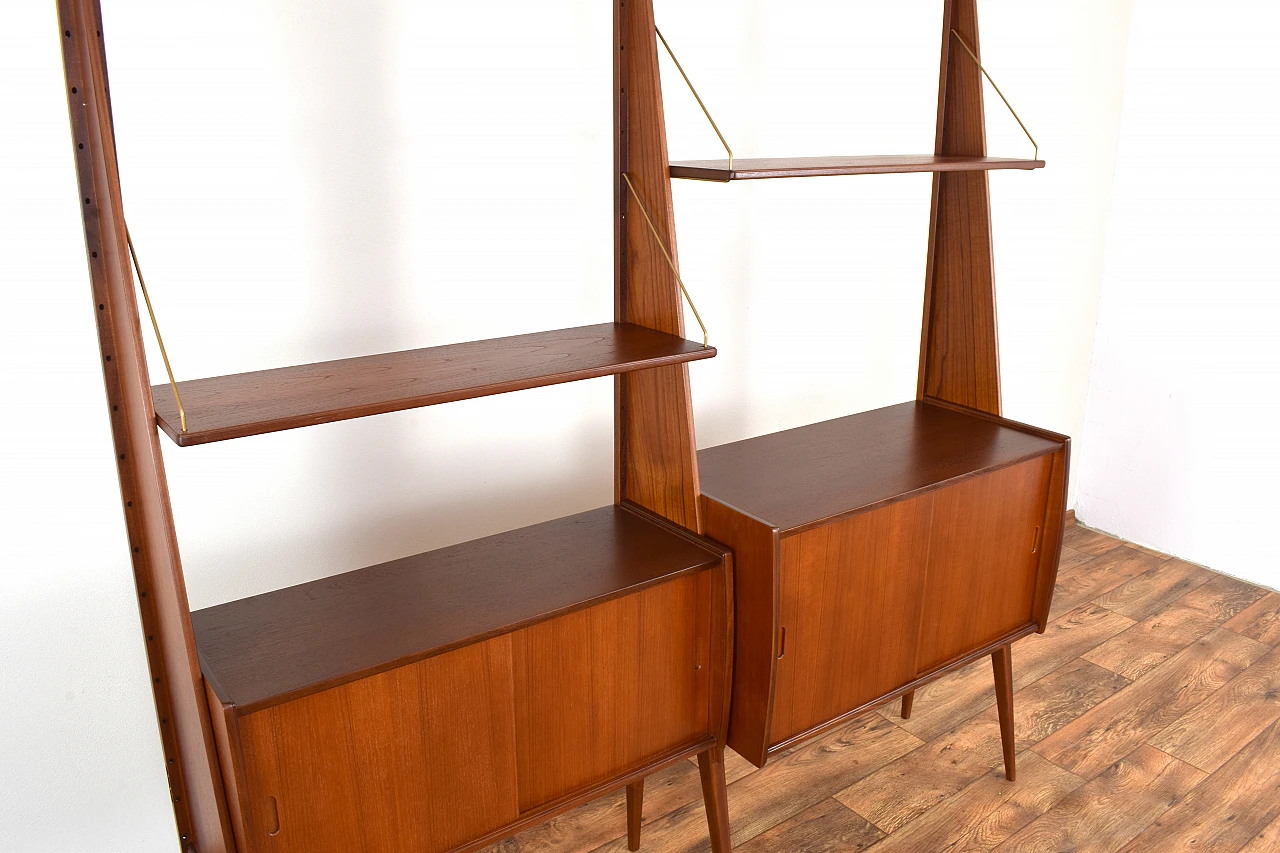 Panto teak wall unit by E. Raknes & Sønner Møbelfabrikk A/S, 1970s 8