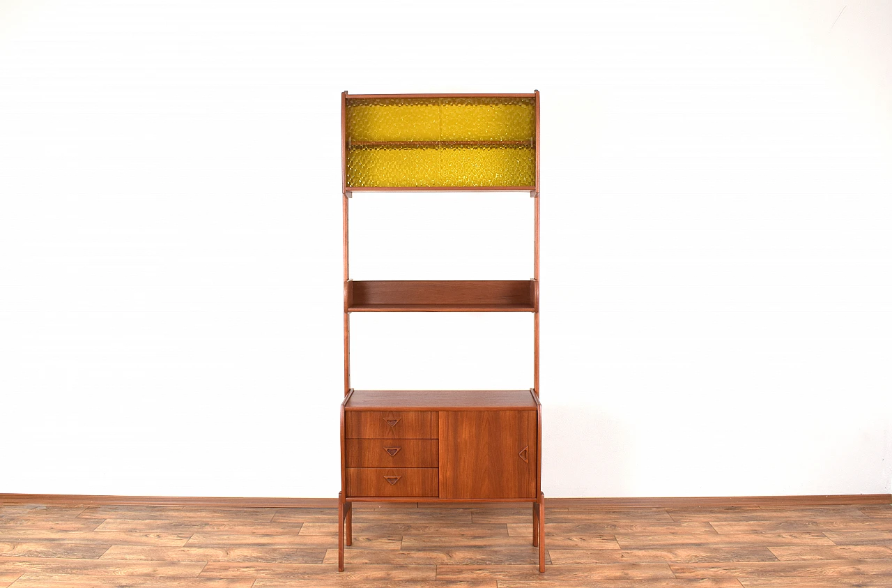 Teak Veno bookcase, 1960s 1